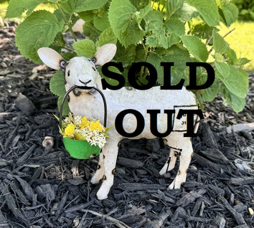 SADIE SHEEP HOLDING BASKET RECYCLED METAL